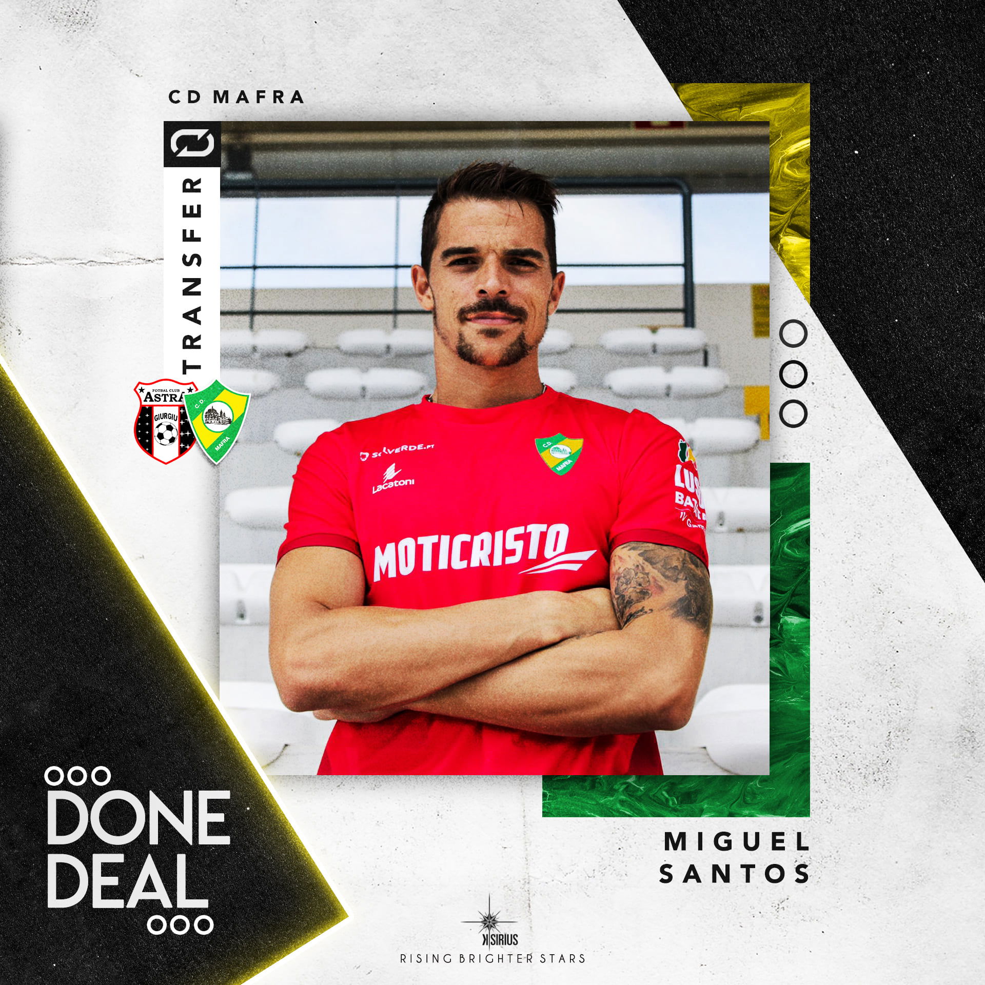 Signing: Miguel Santos with C.D. Mafra