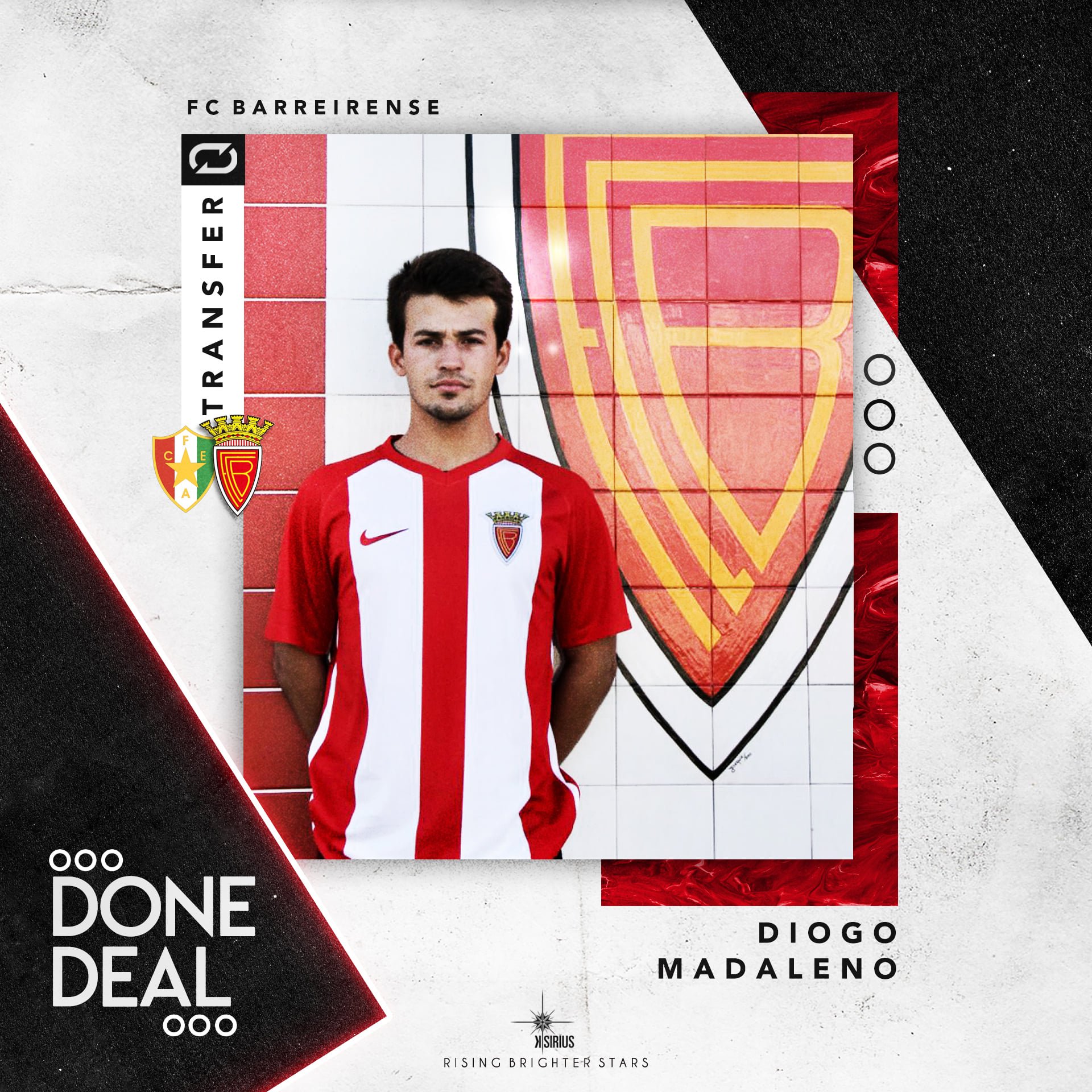 Signing: Diogo Madaleno with F.C. Barreirense