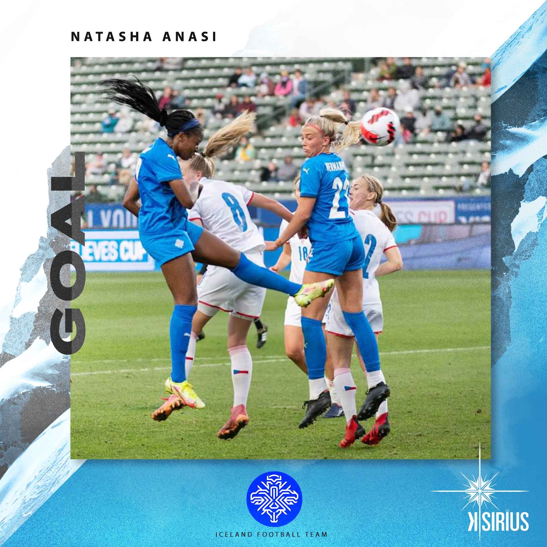 Goal: Natasha Anasi (Iceland National Team)