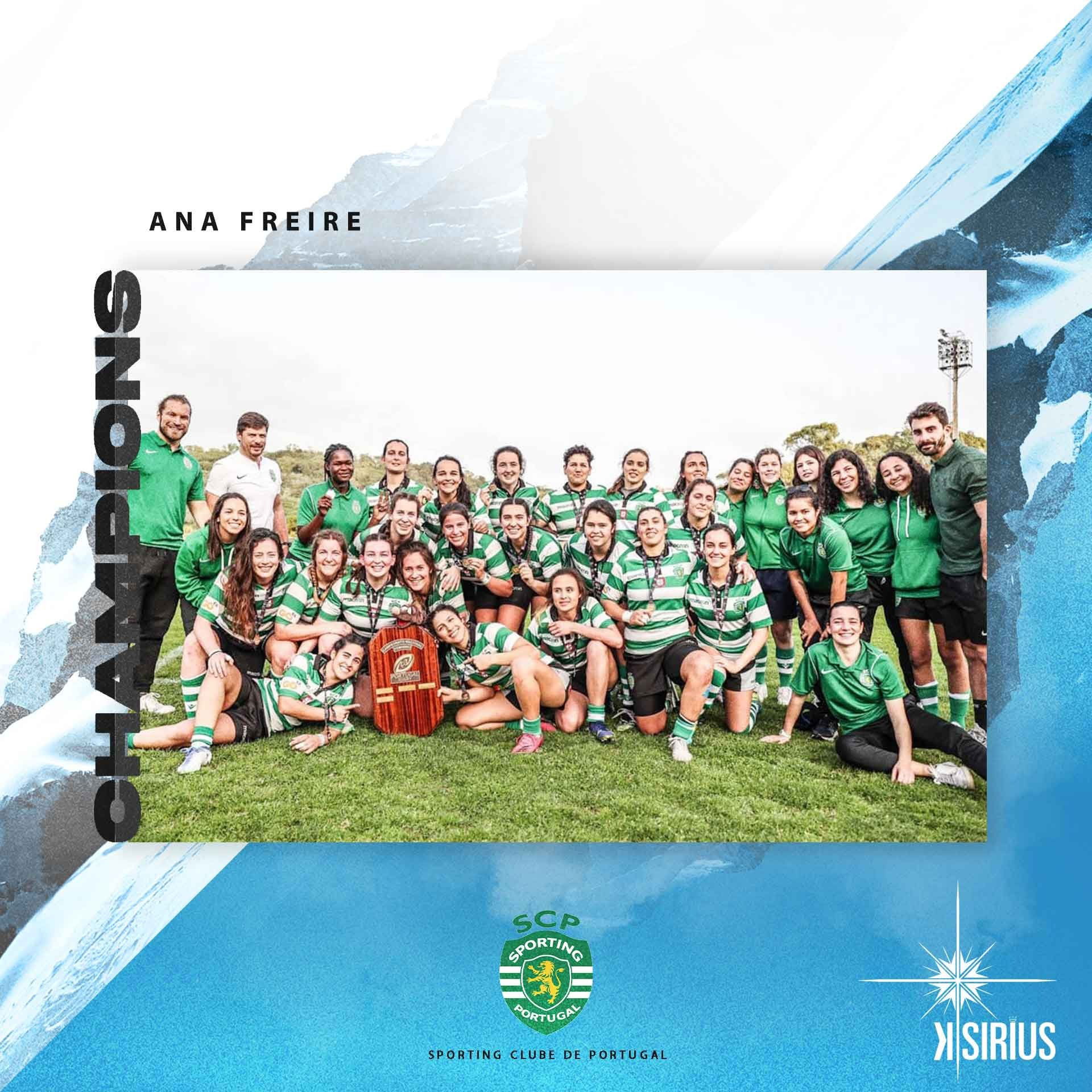 Champions: Ana Freire (Sporting CP)