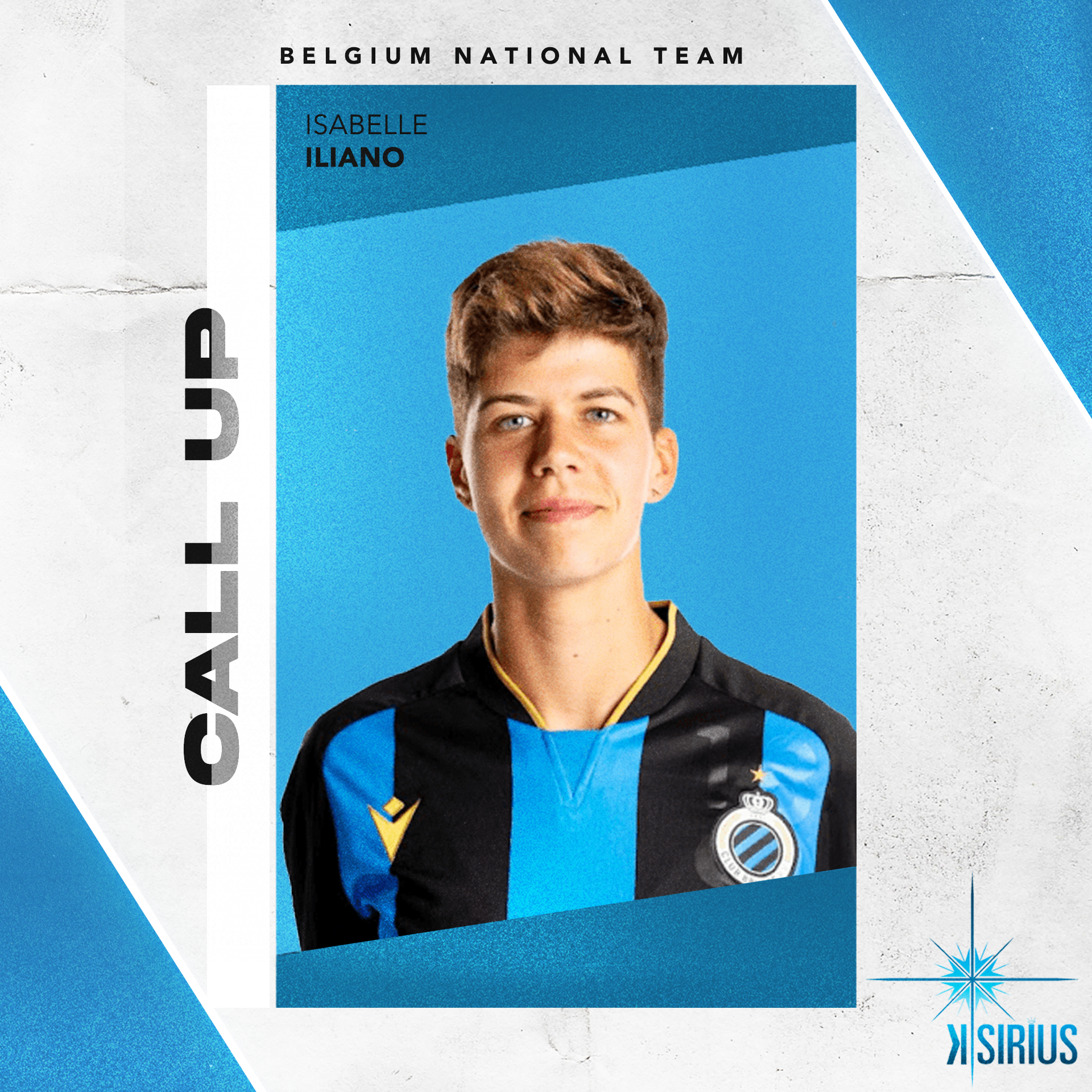 National Team: Isabelle Iliano (Club Brugge K.V.)