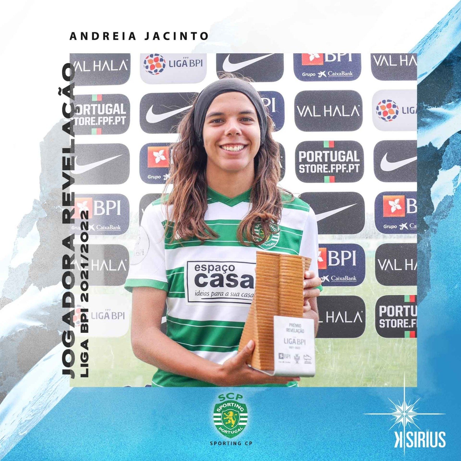 Jogadora Revelação: Andreia Jacinto (Sporting CP)