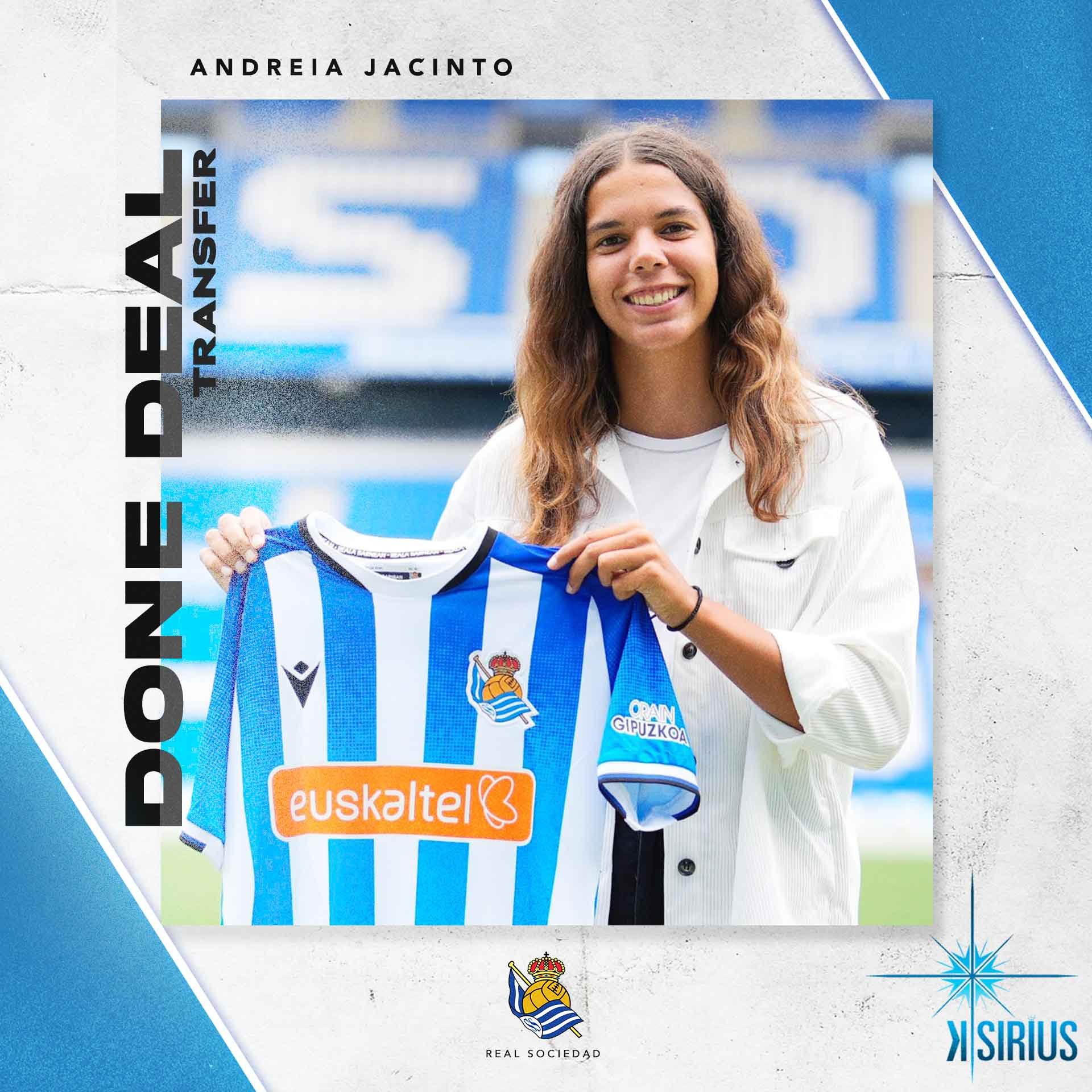 Transfer: Andreia Jacinto (Real Sociedad)