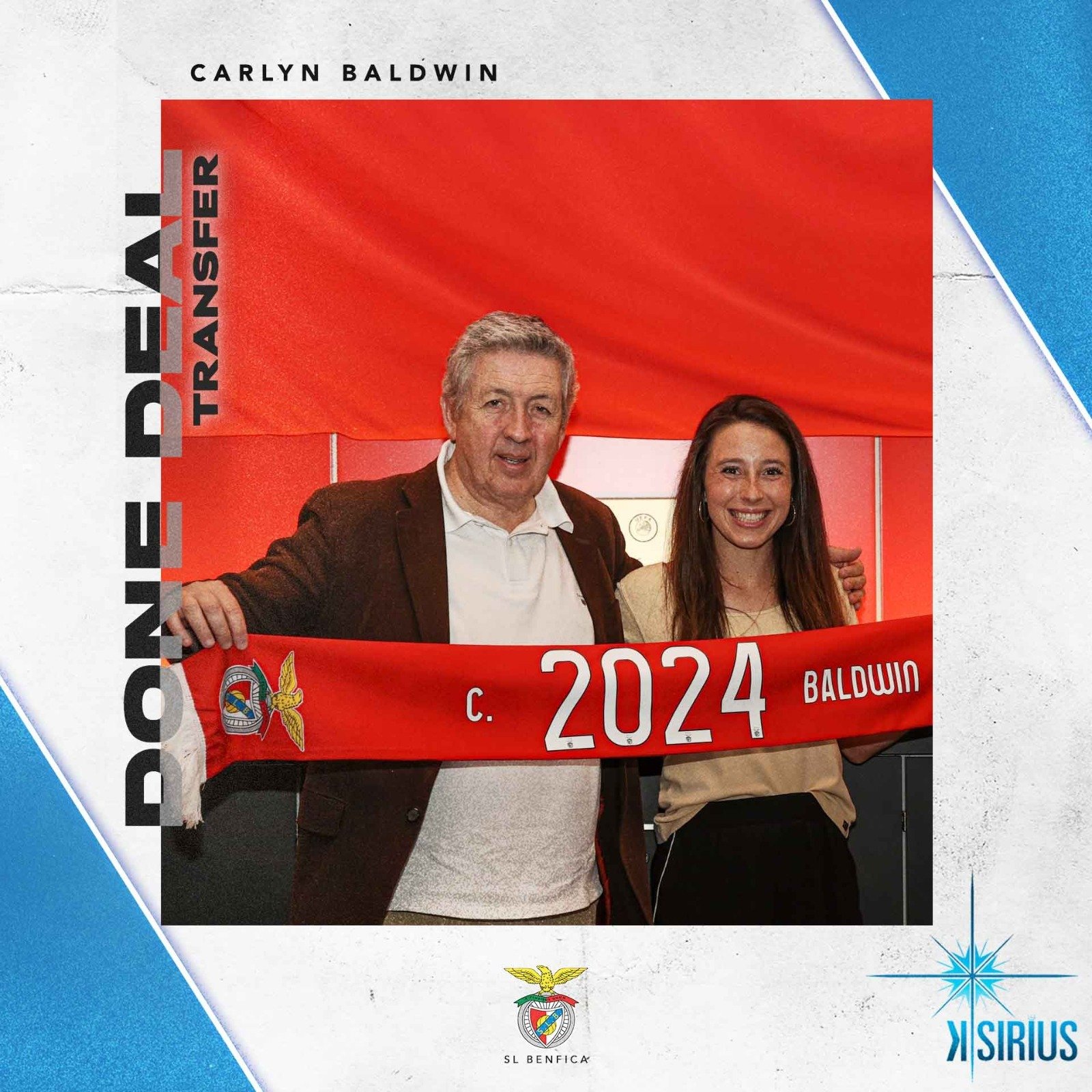 Transfer: Carlyn Baldwin (SL Benfica)
