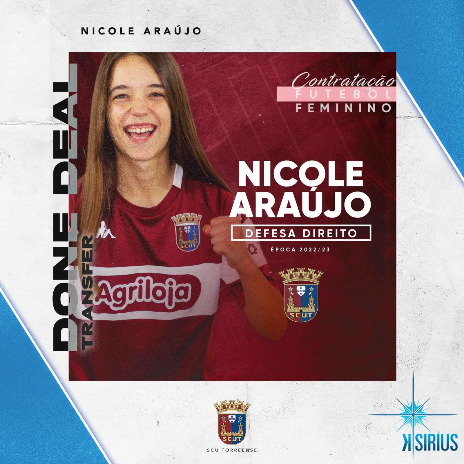 Transfer: Nicole Araújo (SCU Torreense)