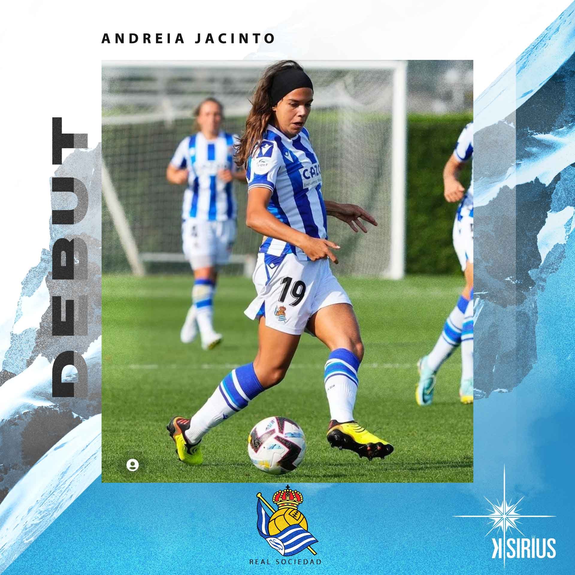 Debut: Andreia Jacinto (Real Sociedad de Fútbol)