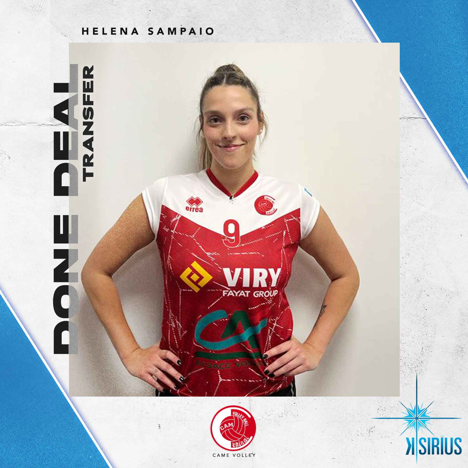 Transfer: Helena Sampaio (CAME Volley)
