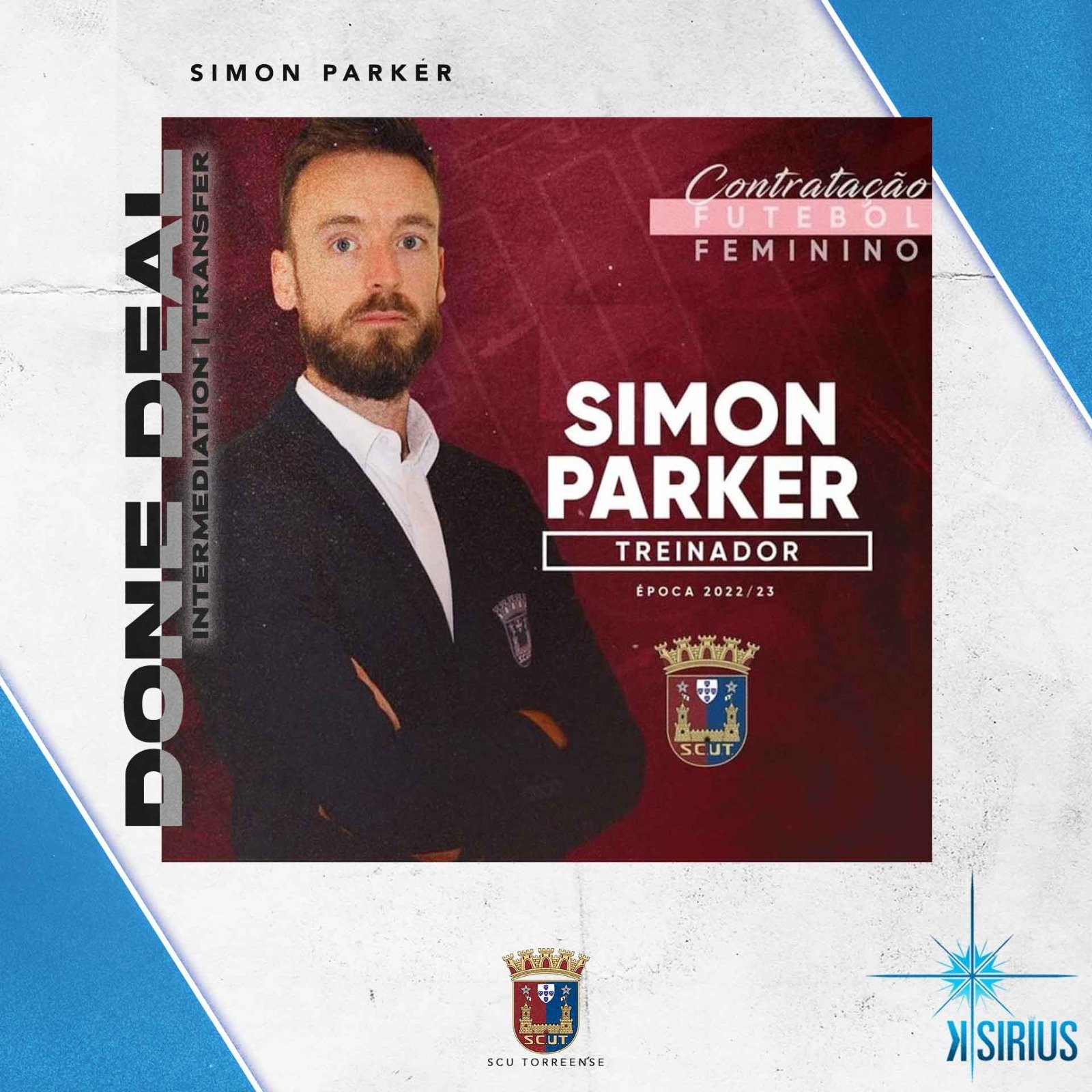 Intermediation/Transfer: Simon Parker (SCU Torreense)