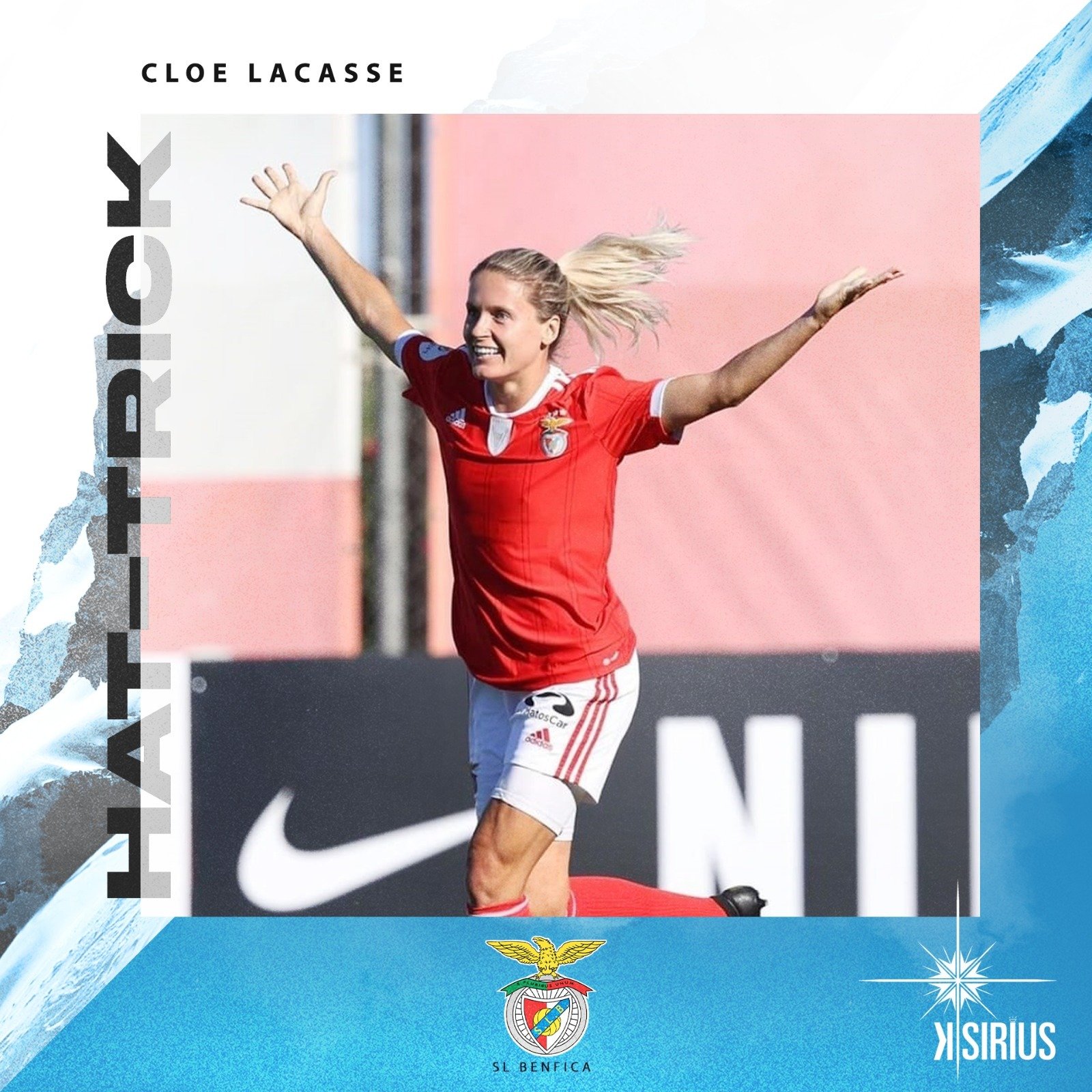 Hat-Trick: Cloe Lacasse (SL Benfica)
