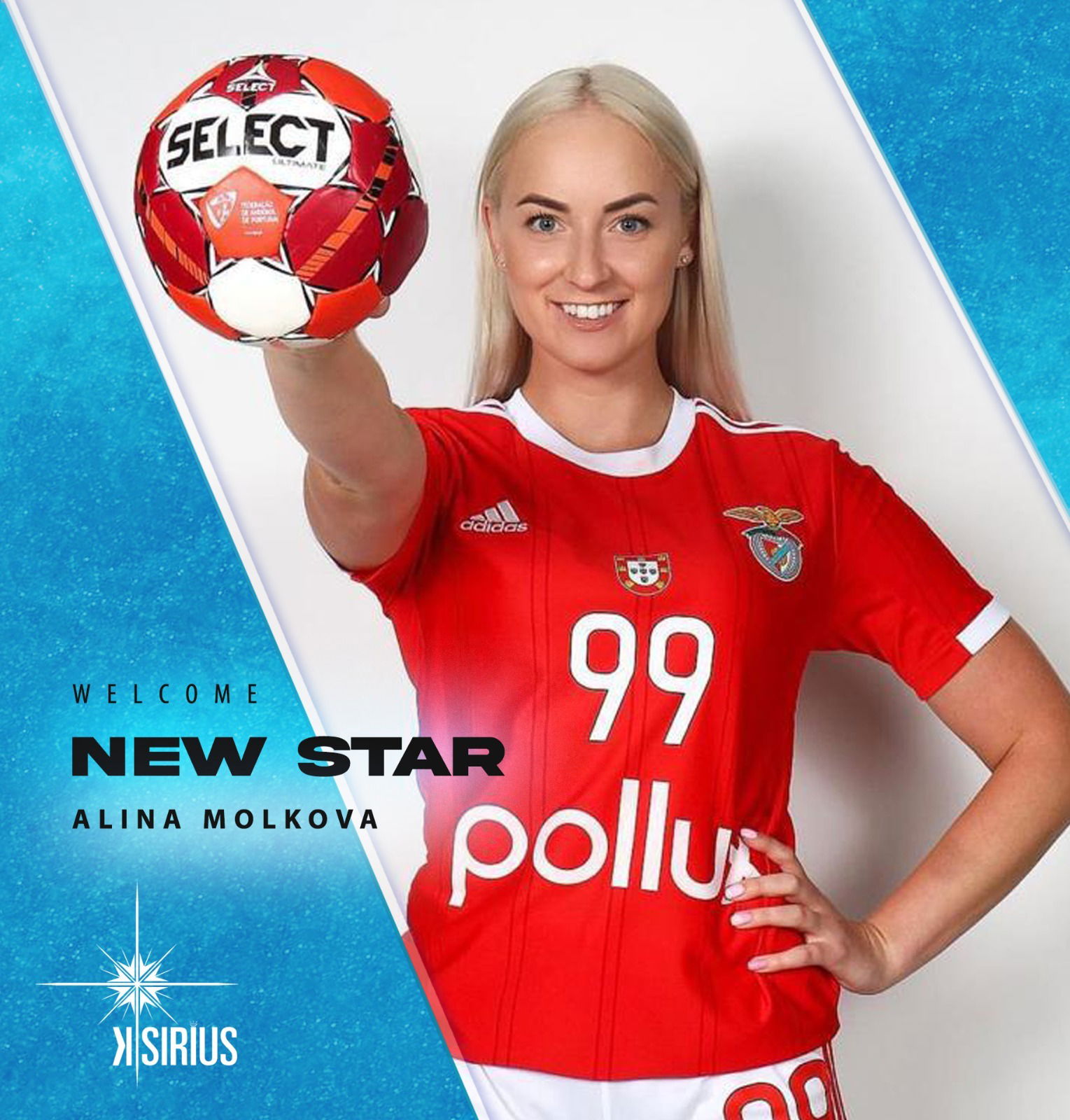 New Star: Alina Molkova (SL Benfica)