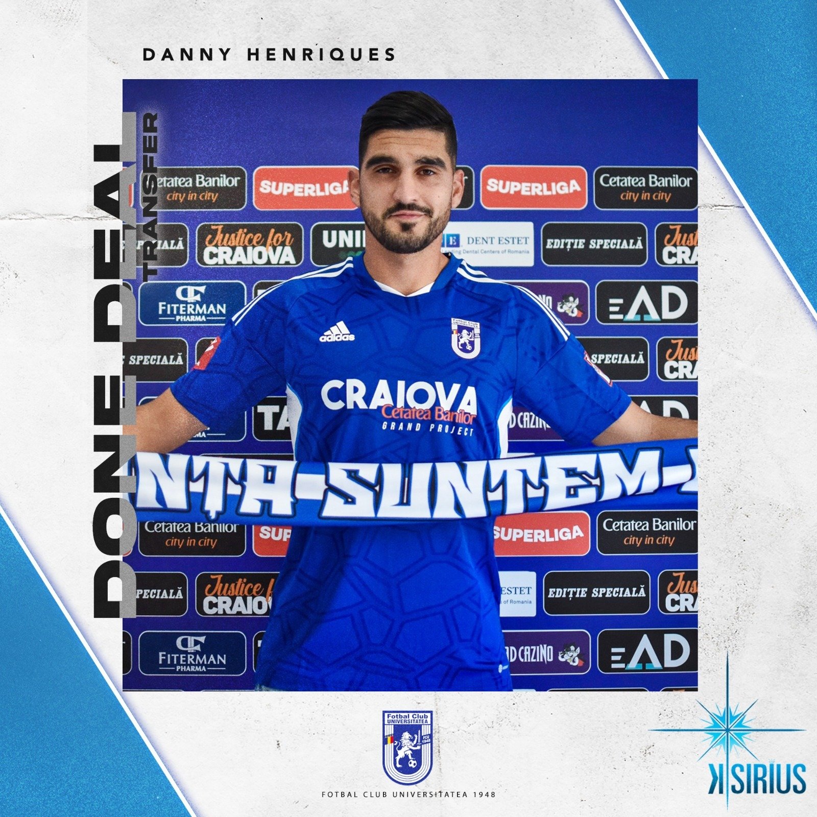 Transfer: Danny Henriques (Fotbal Club Universitatea 1948)