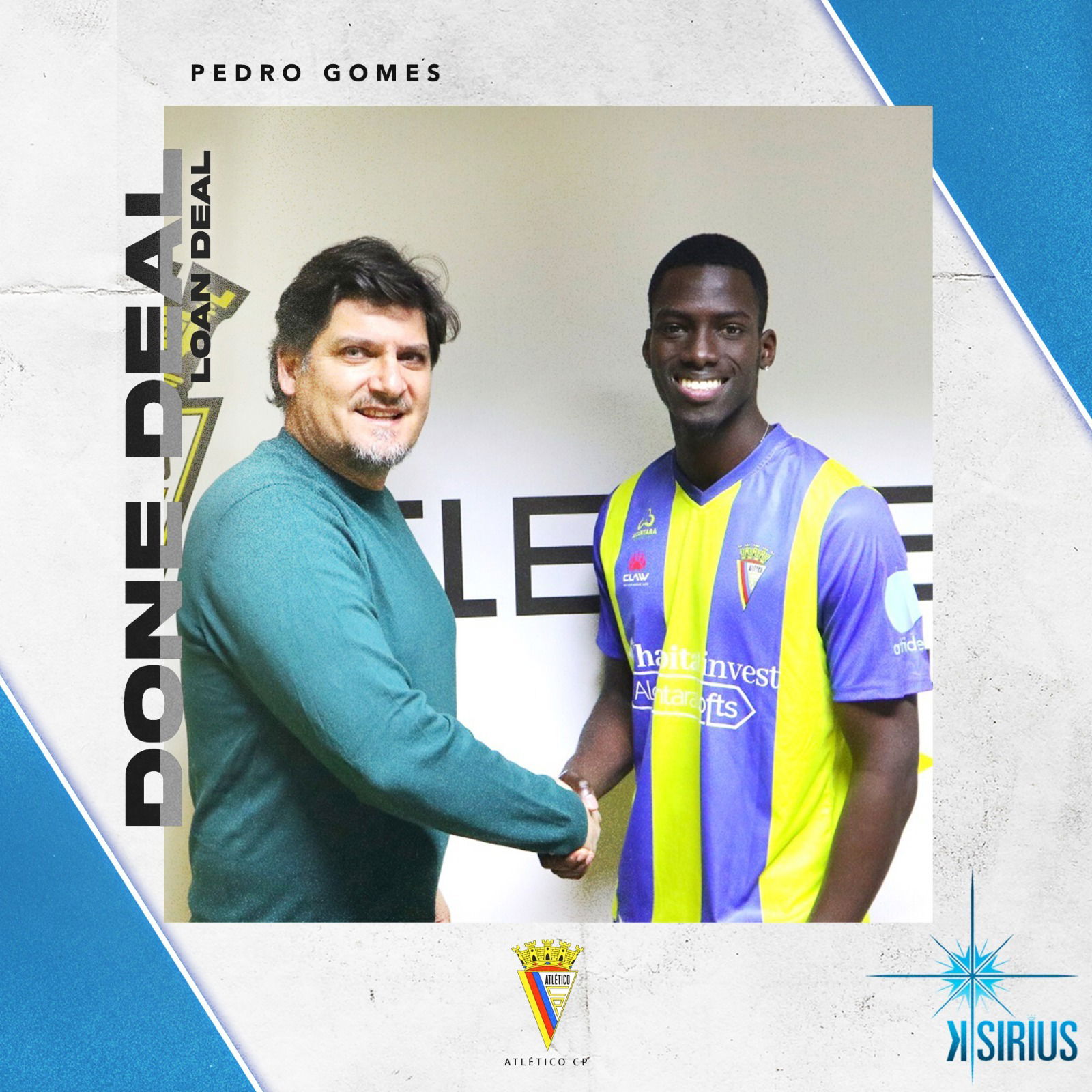 Loan Deal: Pedro Gomes (Atlético CP)