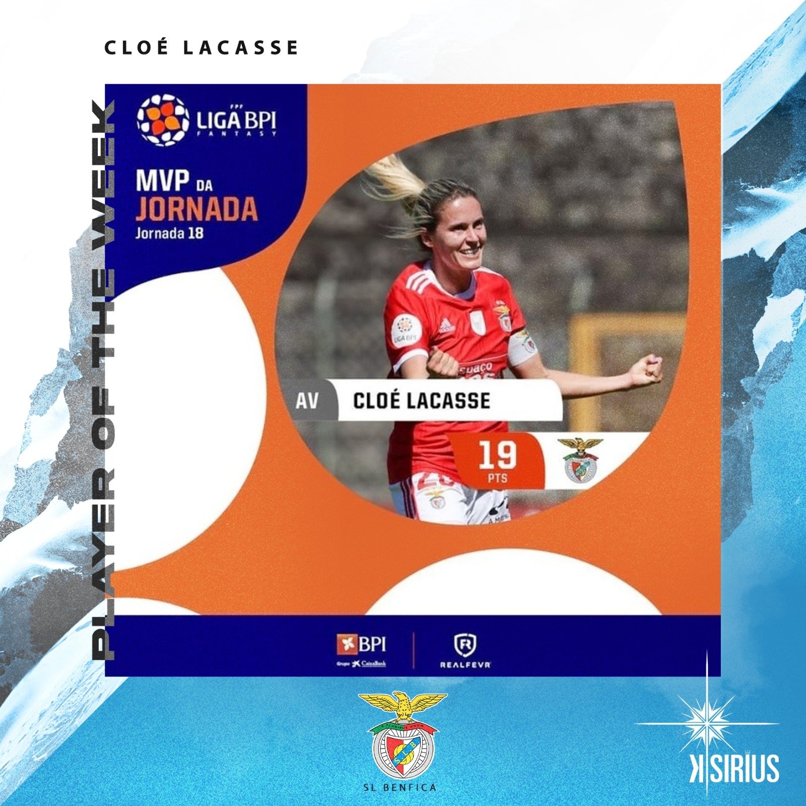 Team of the Week: Cloé Lacasse (SL Benfica)