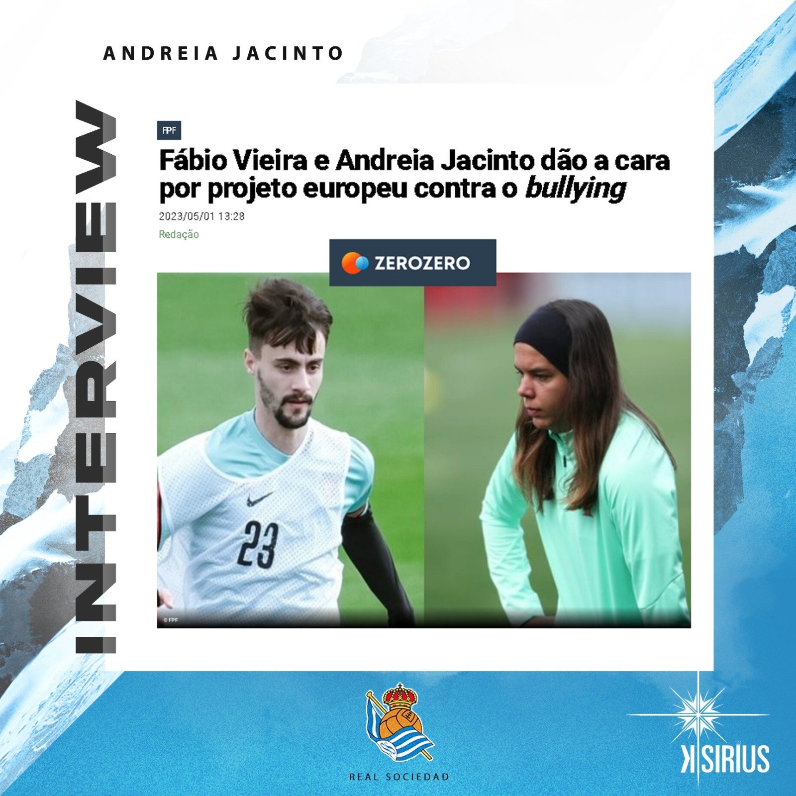 Interview: Andreia Jacinto (Real Sociedad Fútbol)