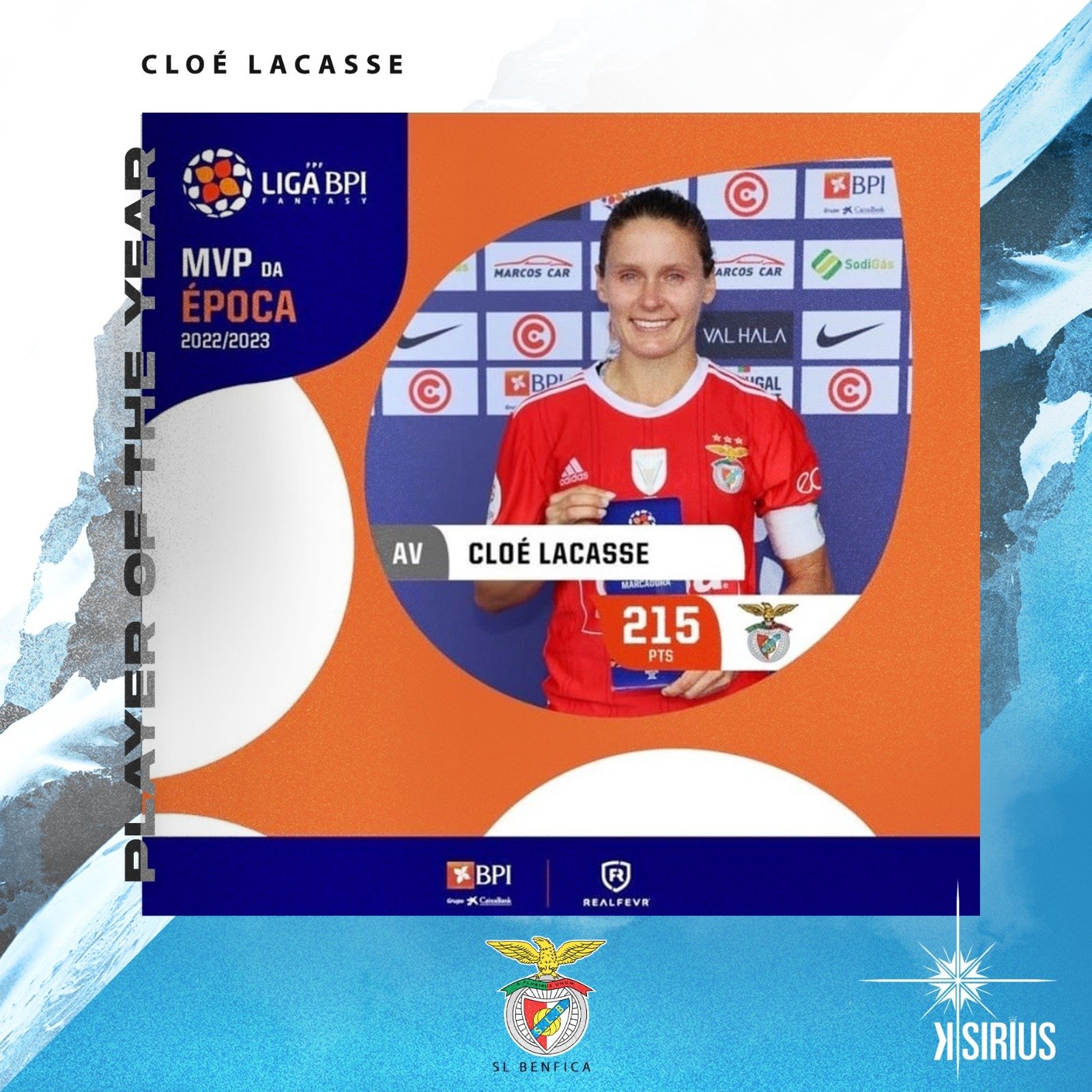 Player of the Year: Cloé Lacasse (SL Benfica)