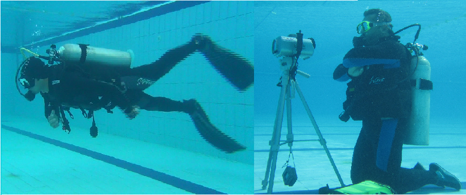 السباحه تحت الماء بمعدات السكوبا