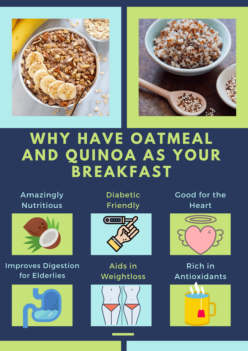 Why Have Oatmeal and Quinoa as Your Breakfast - 100% Health
