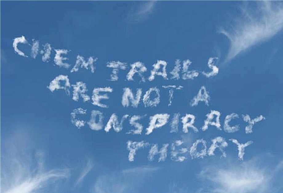 Chemtrails are not a conspiracy cloud message