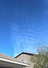 12.1.16 Dragon Rising Chemtrail Cloud over my next door neighbor's house
