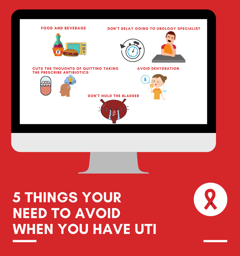 5 Things Your Need to Avoid When You Have UTI