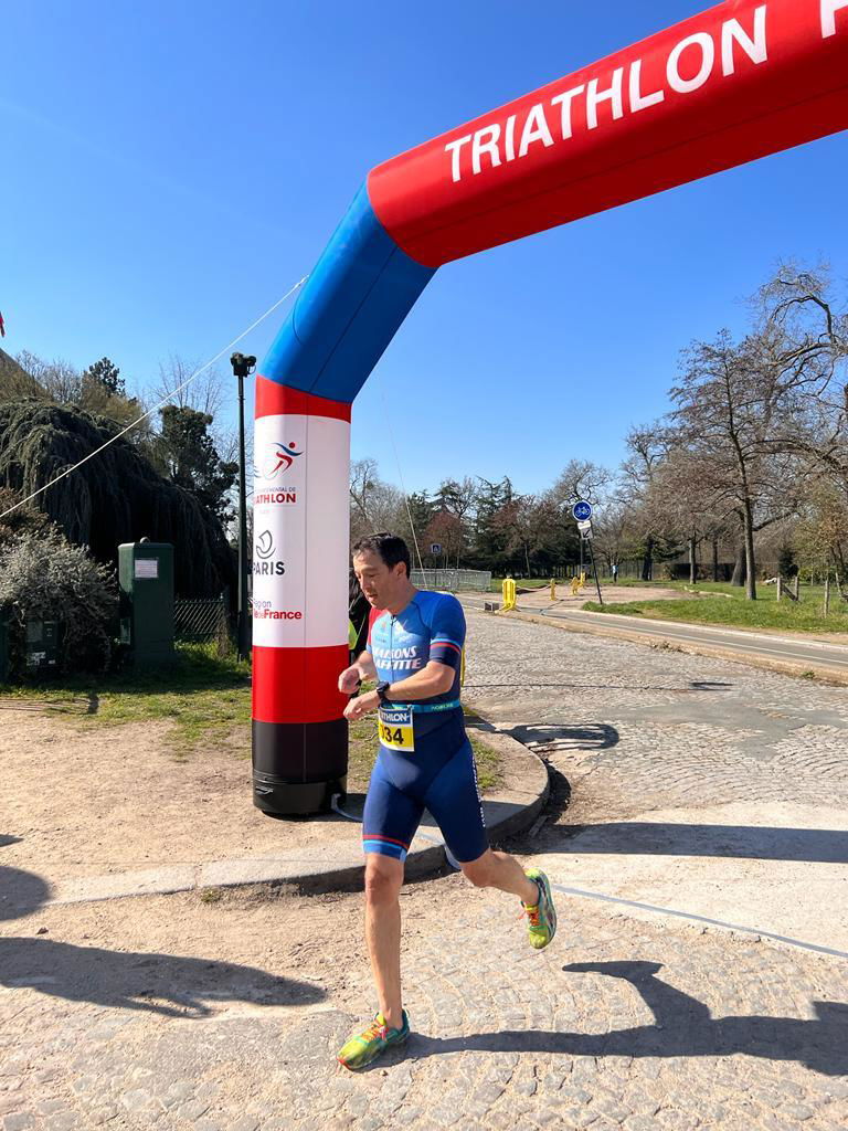 Weekend  de compétition pour les triathlètes à Paris !