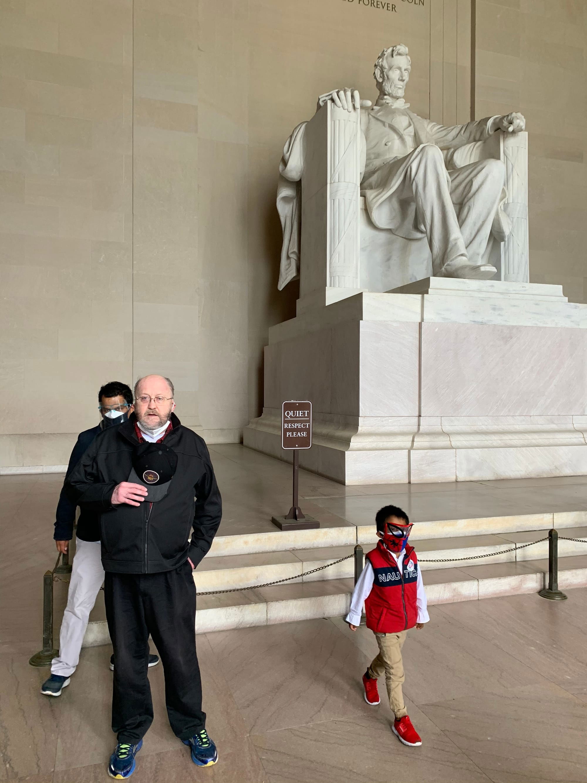 Steve with Lincoln