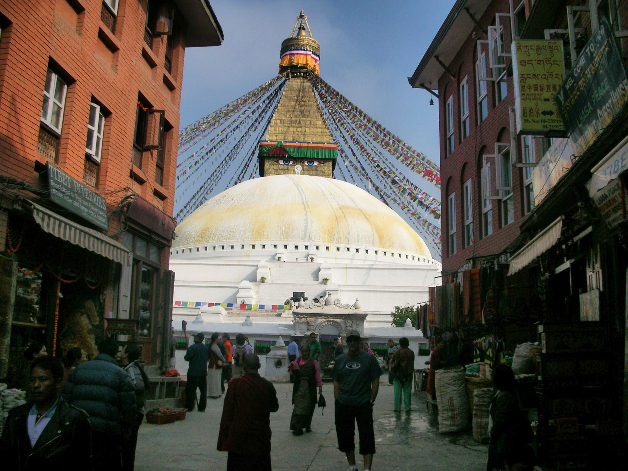 LARGEST STUPA IN NEPAL - BOUDANATH.