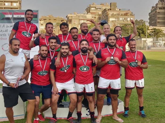 المنتخب الأردني لسباعيات الرجبي يحصل على المركز الثالث في البطولة العربية الرابعة للرجبي في القاهرة