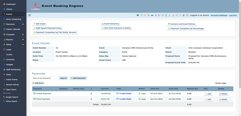 Online Invoices and Payments