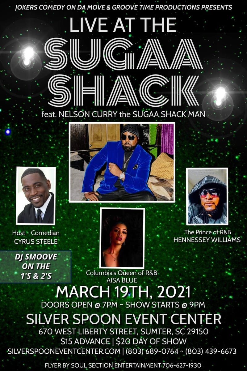 Live At The Sugga Shack feat. Nelson Curry the Sugaa Shack Man