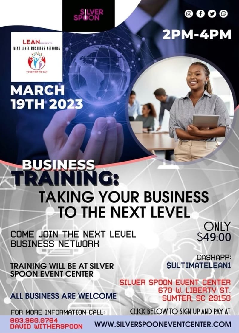 Business Training: Taking your business to the next level!