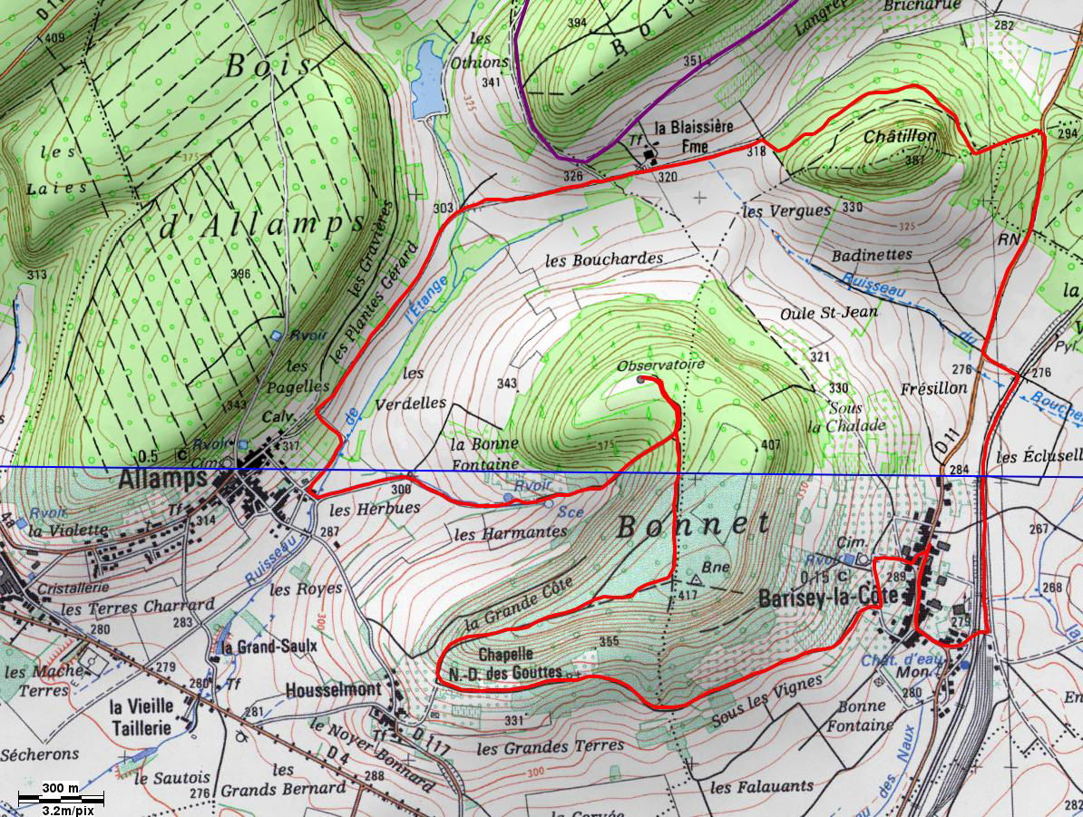 BARISEY-la-COTE 11,96 km