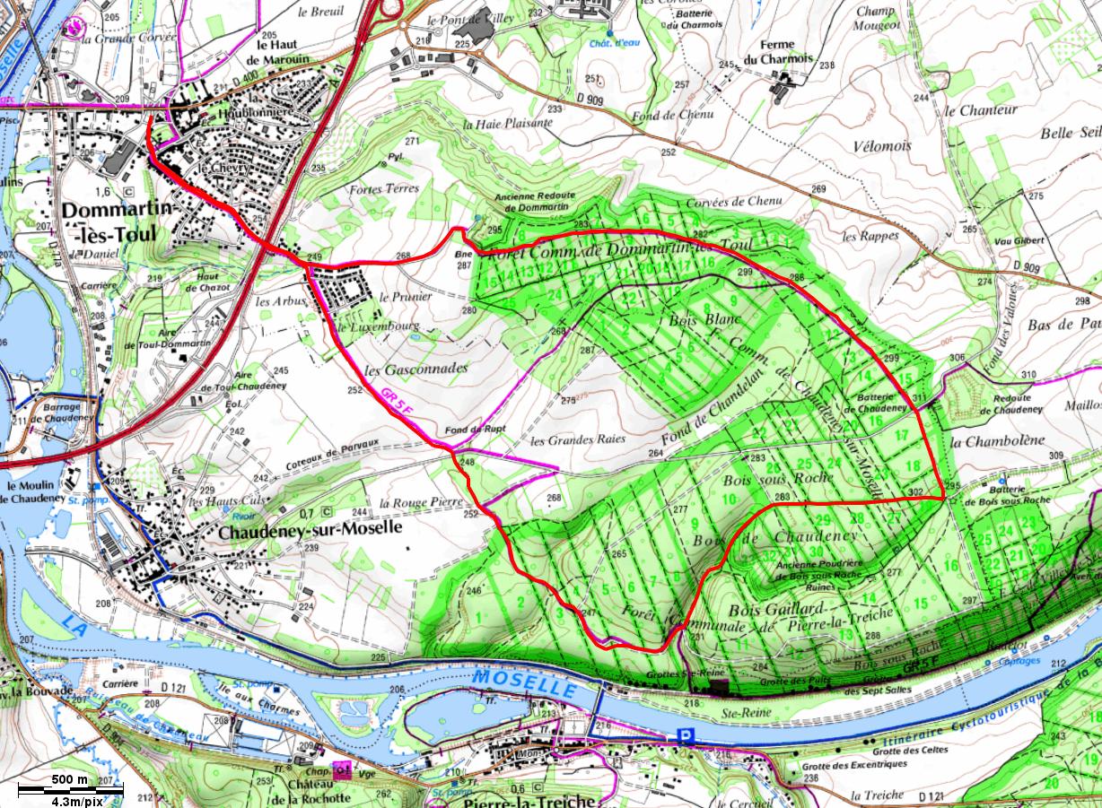 DOMMARTIN-lès-TOUL 2 - 10 km