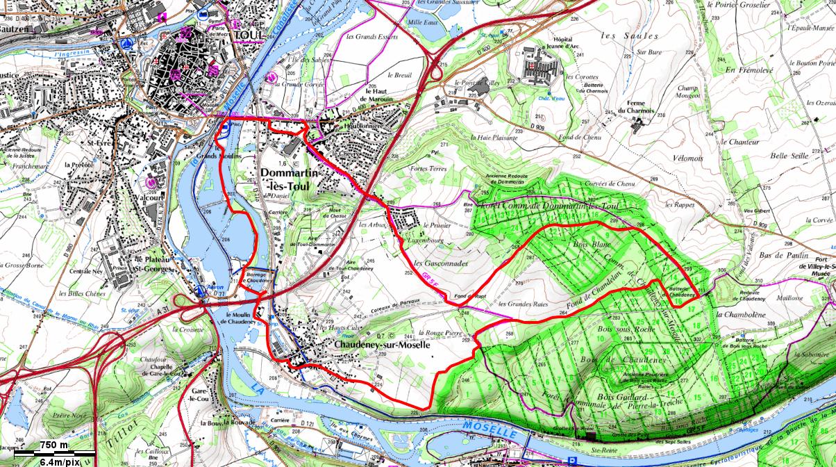 DOMMARTIN-lès-TOUL 1 - 14,3 km