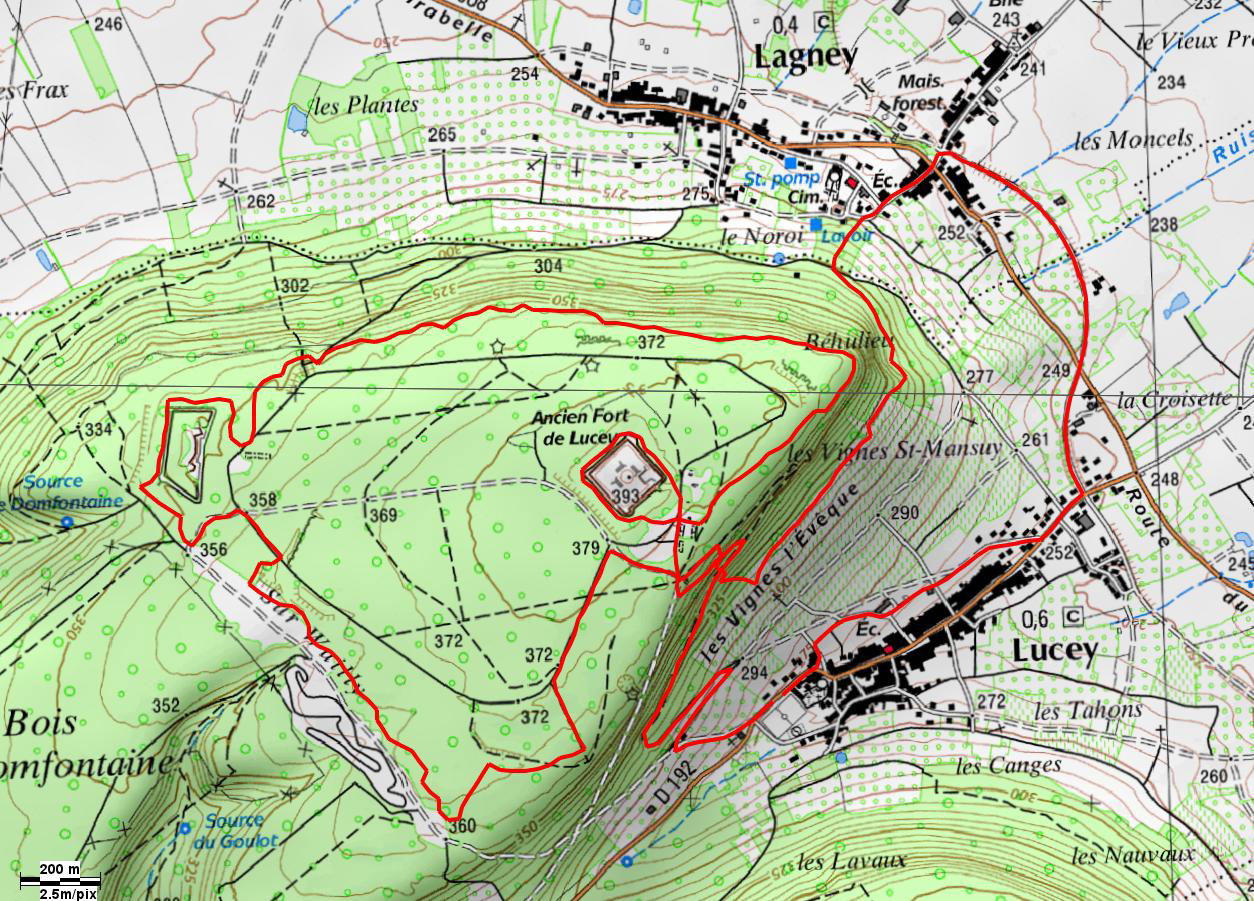 LUCEY 1 - 12,39 km