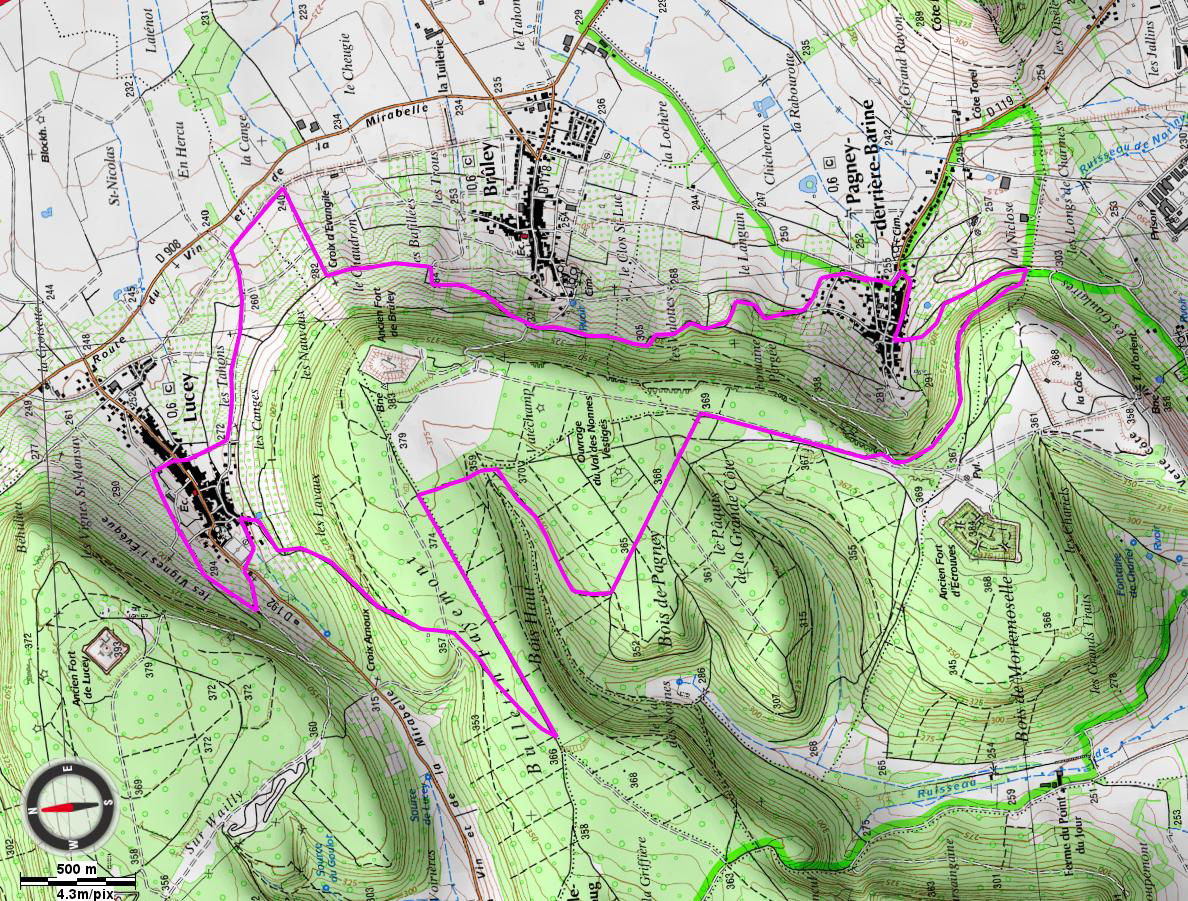 PAGNEY-d-BARINE 14,2 km