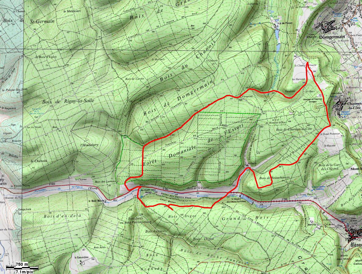 DOMGERMAIN PLATEAU 15,6 km