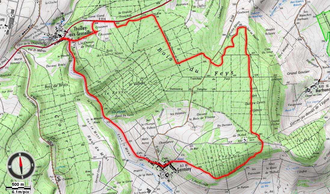 THUILLEY-aux-GROSEILLES 2 - 14,9 km