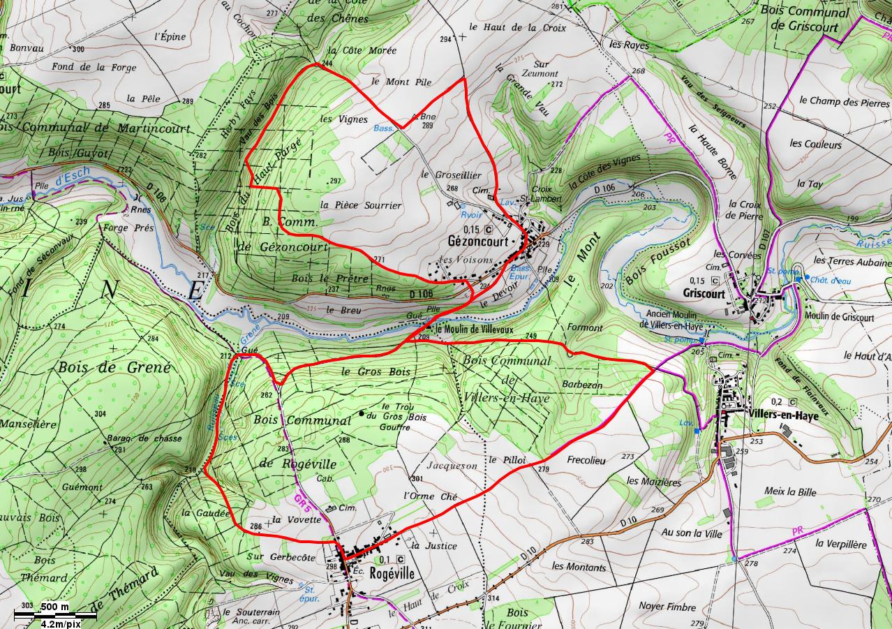 Rogéville 2 - 13,5 km