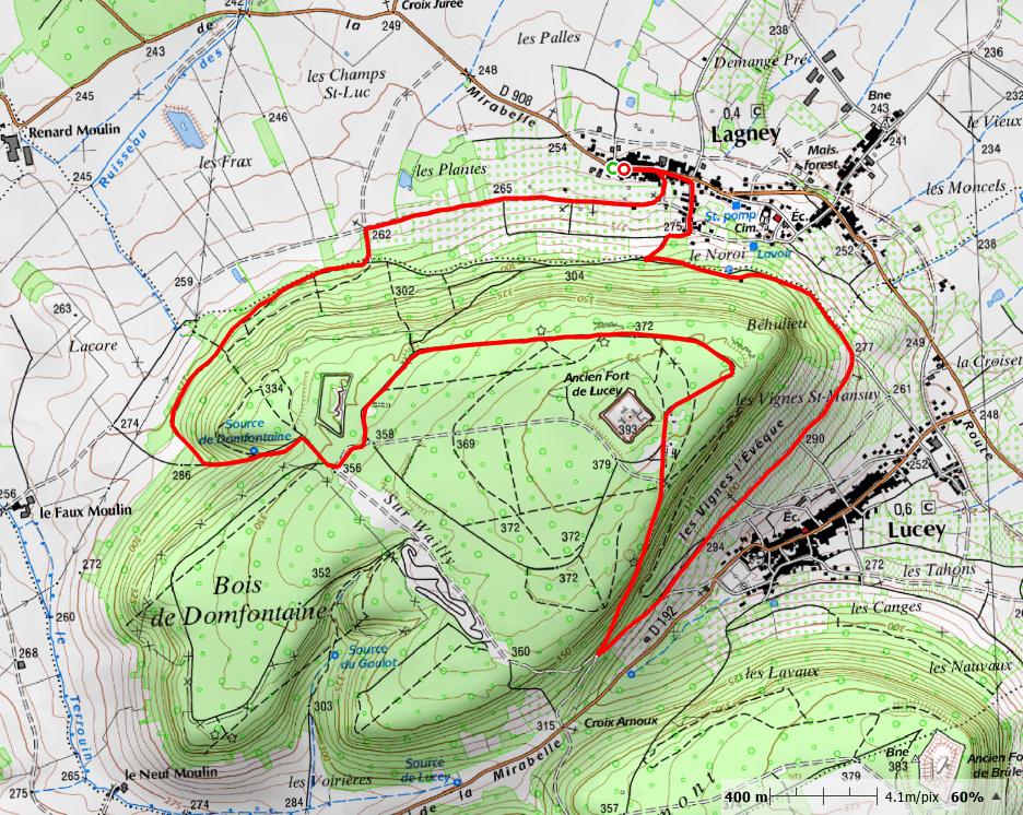 Lagney 2 - 8,90 km