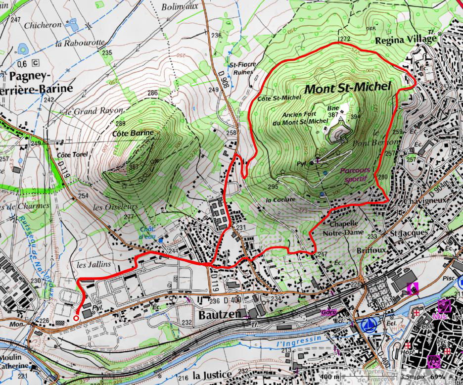 Ecrouves Robinot 2 - 8,8 km