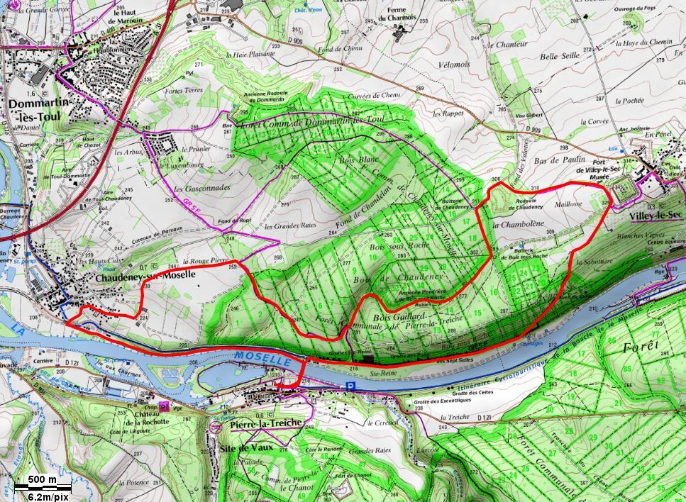 Pierre-la-Treiche 13,68 kms