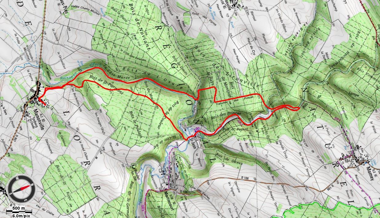 Manonville 13,66 kms