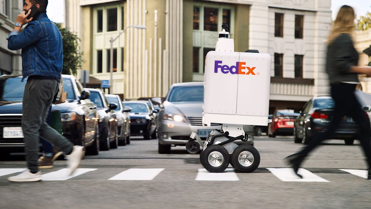 FedEx SameDay delivery robot I Bot from FedEx