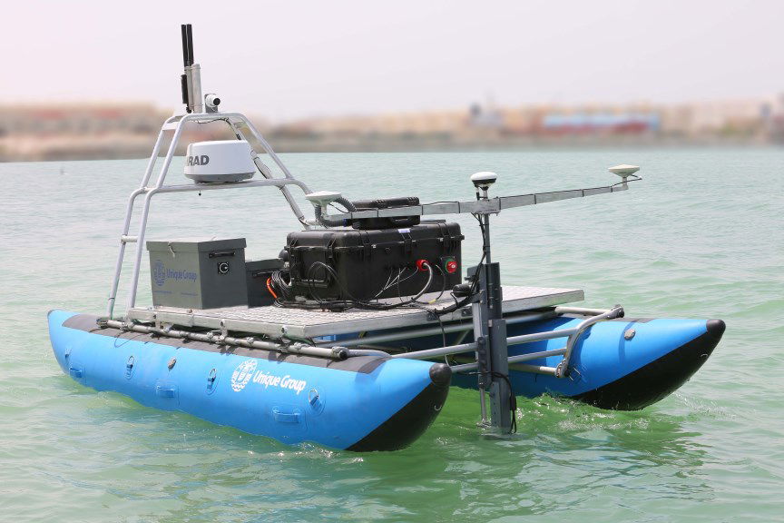 USV vehicle launch new hydrographic surveys