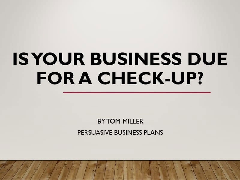 Is Your Business Due for a Check-up?