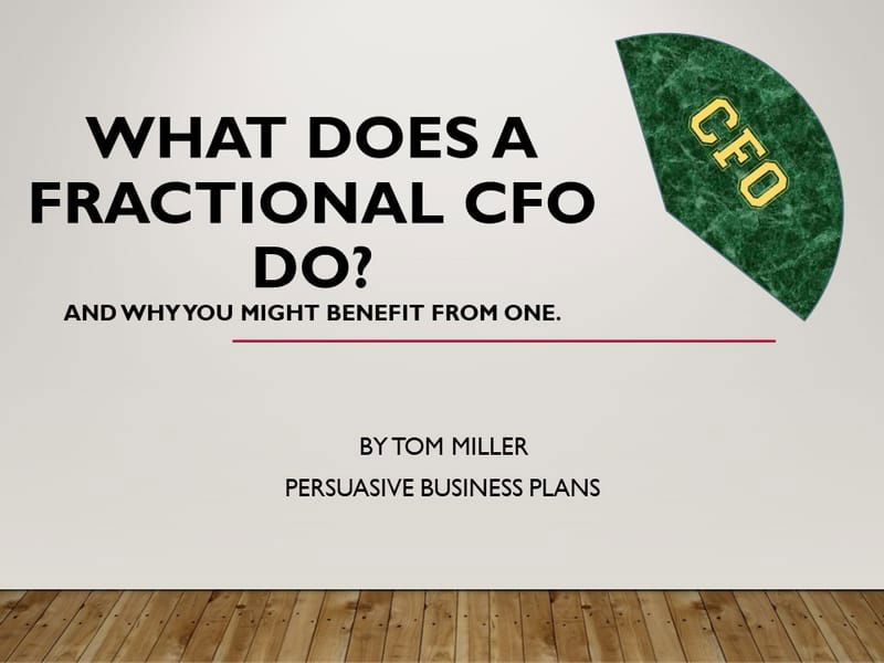 What Does A Fractional CFO Do?