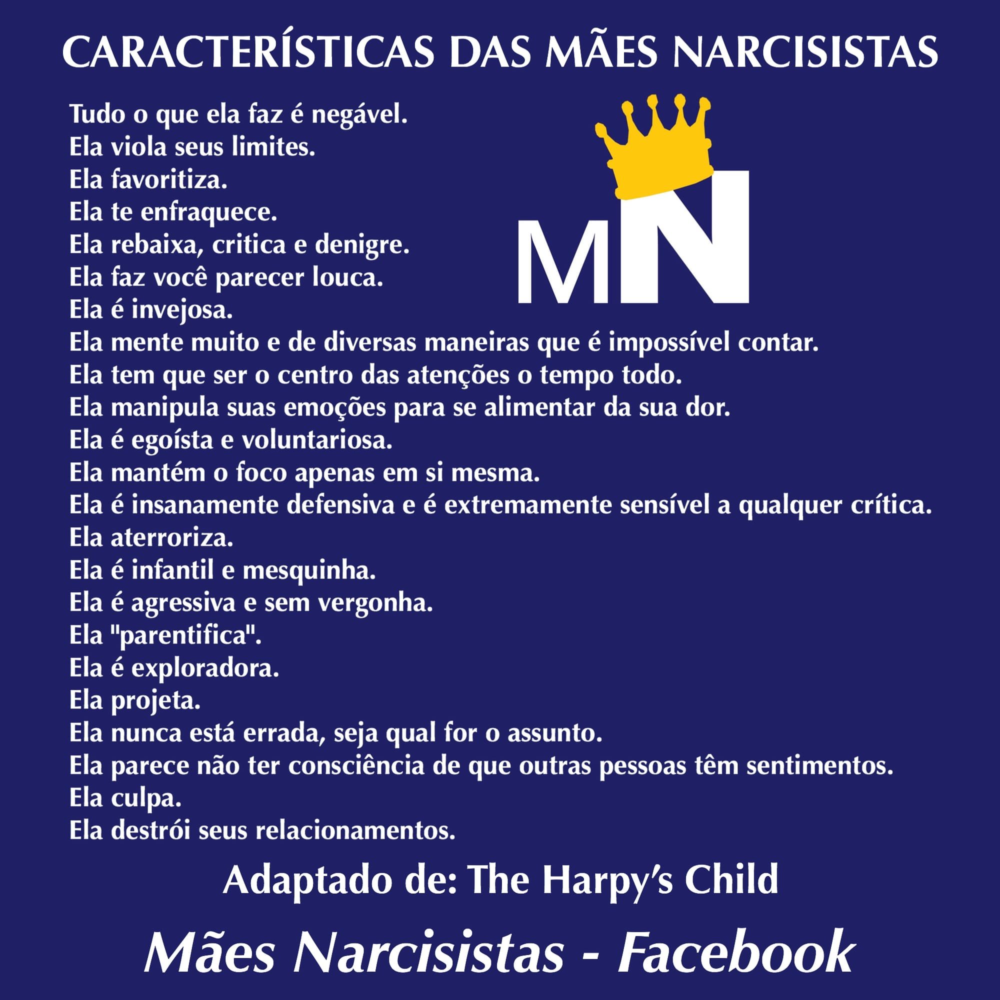 Mães Narcisistas: Cartilha, PDF, Distúrbio mental