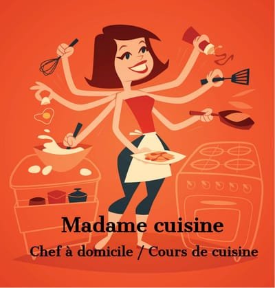 tablier de cuisine femme Cupcakes beige rouge Creacoton - My