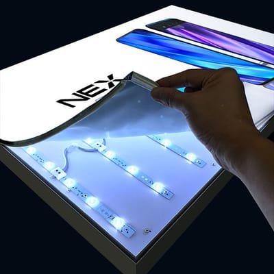 Fabric LED light box SYSTEM image